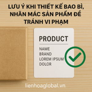 Lưu ý khi thiết kế bao bì, nhãn mác sản phẩm để tránh vi phạm